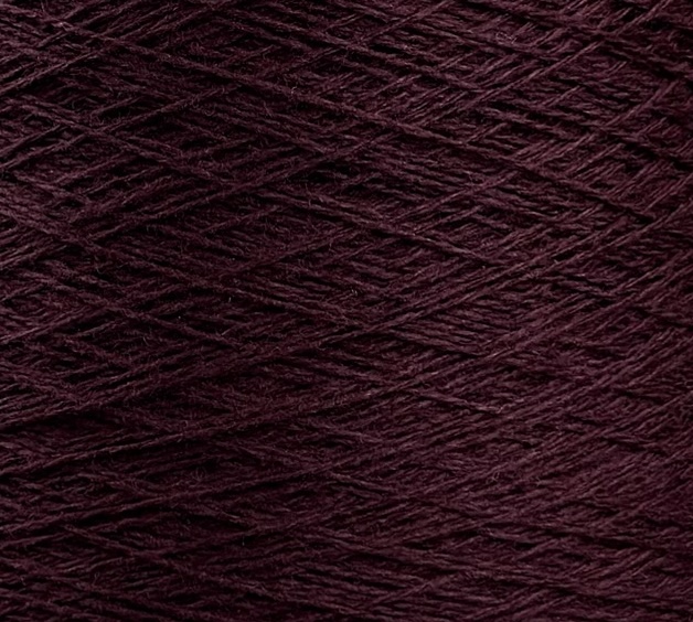 Loro Piana Lana Cash Nm 2/18 – Fil 90% Laine Mérinos 10% Cachemire col. Prune foncé
